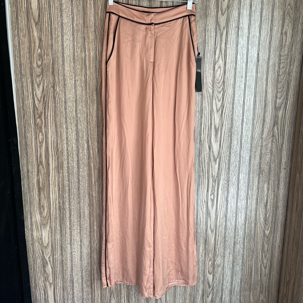 House of Harlow 1960 Peach Wide-Leg Trousers